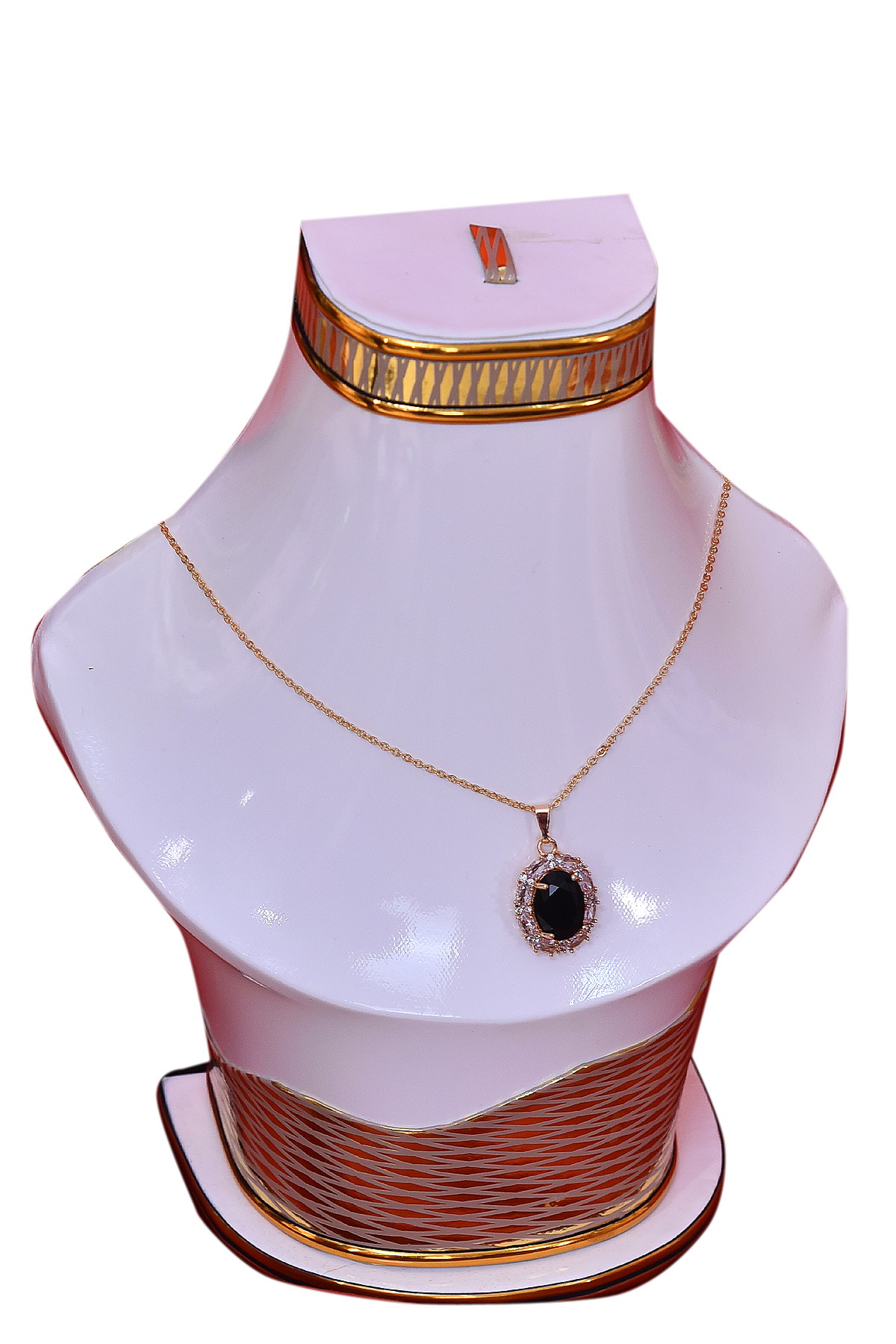 Saphire Cubic Necklace