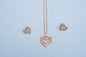 High Quality Crystal Jewelry, Heart Shape pendant Necklace