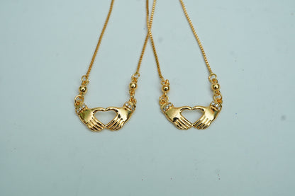 Heart Hands Necklace