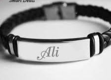 Customized Leather & Chain Bracelets for Mens